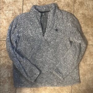 Dallas Cowboys Fleece Zip Up Sweatshirt